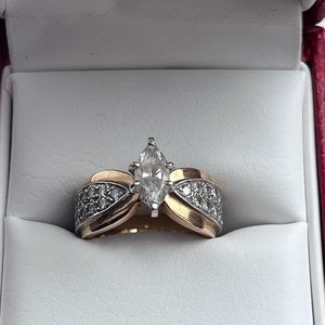 Marquis Diamond Wedding Ring
